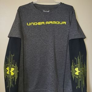 Boys long sleeve graphic shirt.